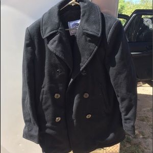 DSCP Black Men’s Military Trench Coat Jacket 40L